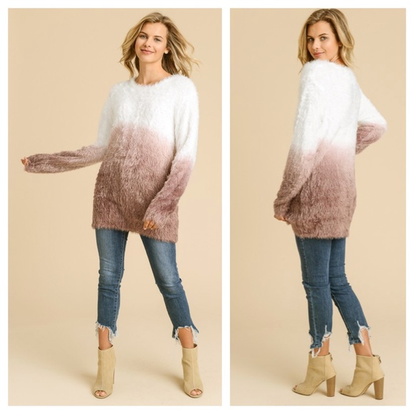 🦋MAKE AN OFFER!🦋 Muted Burgundy Brown Sweater - Picture 4 of 4